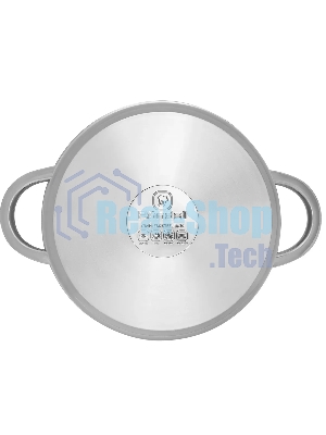 Кастрюля Rondell Point RDS-1311 2.8 л. d=20 см, с крышкой, нержавеющая сталь 18/10
