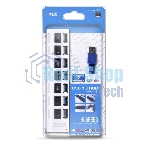 USB-концентратор Smartbuy (SBHA-7307-W) USB 3.0 хаб + выкл., 7 портов, белый