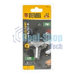 Шарошка абразивная Denzel диск 32 x 12 мм, для дрели, хвостовик d6 мм, 63С