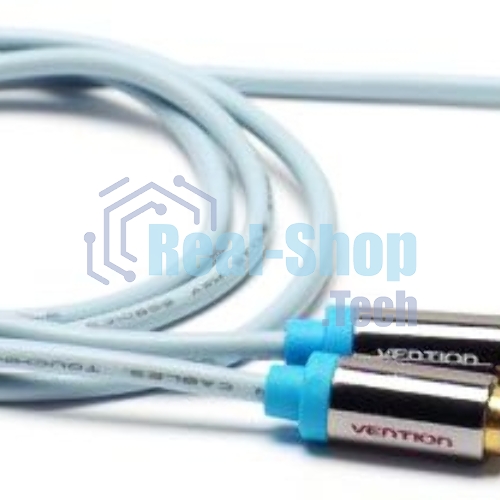 Кабель Vention аудио Jack 3,5 мм M/2RCA M - 3 м черный