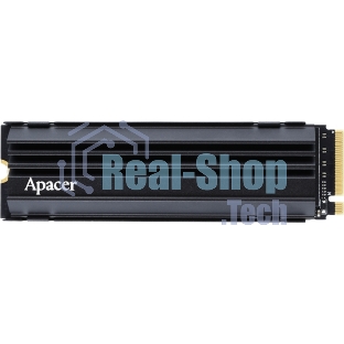Накопитель SSD Apacer AS2280Q4U, 512 Gb, PCIe 4.0 x4, M.2 2280, NVMe v1.4, R/W 7000/3000, с радиатором
