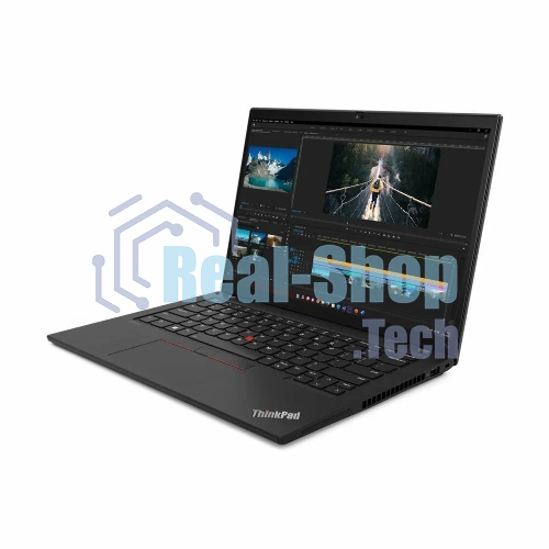 Ноутбук Lenovo ThinkPad T14 Gen 4 i7-1355U 16Gb SSD 512Gb Intel UHD Graphics 14 WUXGA IPS TS Cam 39.3Вт*ч Win11Pro(ENG) KBD RU\ENG Черный 21HD0077US