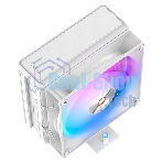 Кулер для процессора Cooler Ocypus Delta A40 WH ARGb белый 120мм алюминий+медь 2000rpm 29db 4-pin 220W 156мм