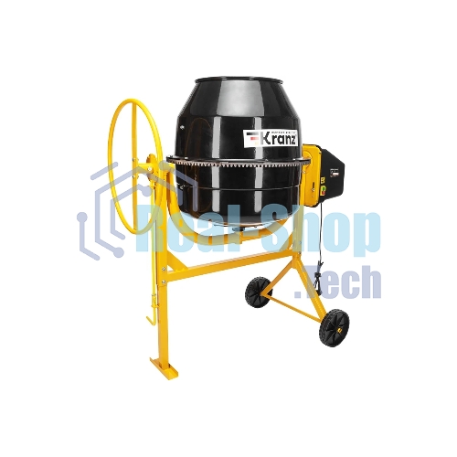 Бетоносмеситель Kranz KR-180 700 Вт, 180 л, чугунный венец, 23 об/мин