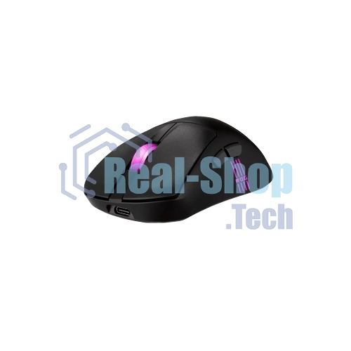 Мышь беспроводная/проводная ASUS ROG Keris II Origin чёрный, 42000 dpi, USB Type-A, радиоканал, Bluetooth, кнопки - 5