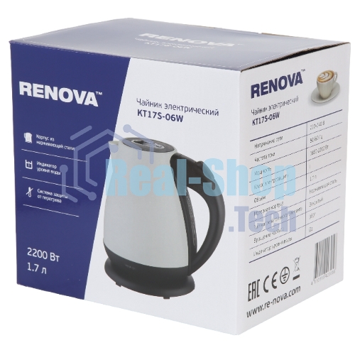 Чайник электрический Renova KT17S-06W