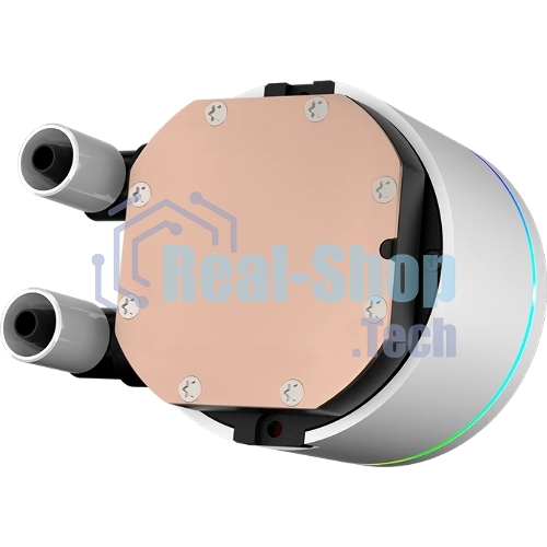 Система охлаждения Water Cooling System PCCooler DA360 Pro ARGb WH (300W, 360мм, белый, ARGb/Fans: 3x120мм, 75.8CFM, 33.7dBA, 2200RPM/Pump height 57мм, 28dBA, 3000RPM, Rad thickness 27мм/S: 1851, 1700, 1200, 20XX, 115X, AM5, AM4)