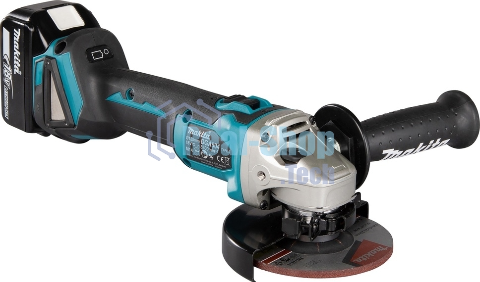 Углошлифовальная машина Makita DGA504RT 8500об/мин рез.шпин.:M14 d=125мм жестк.кейс