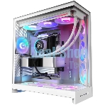Компьютерный корпус без блока питания Case NZXT H9 Flow RGb+ (2025), Midi-Tower, TG, 6x140мм RGb + 1x120мм RGb, 2xUSB-A 3.2 + 1xUSB-C 3.2, E-ATX, ATX, mATX, mITX белый