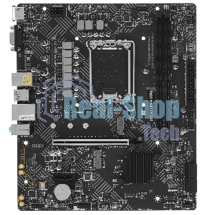 Материнская плата MSI PRO H610M-B, LGA1700, Intel H610, 2xDDR5, 4xSATA, 1xM.2, 1xPCIe 4.0 x16, 1xPCIe x1, 1xHDMI, 1xDP, 1x1Gb LAN, 2xUSB 3.2 Gen 1, 4xUSB 2.0, 3x3.5 мм, 7.1, micro-ATX