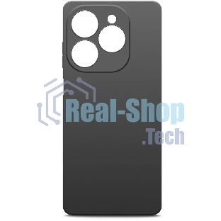 Чехол (клип-кейс) BoraSCO для Tecno Spark 20 Pro Silicone Case черный