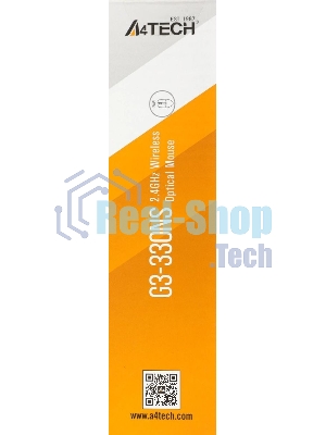 Мышь беспроводная A4Tech G3-330NS черный, 1200 dpi, радиоканал, USB, кнопки - 3