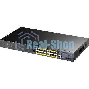Коммутатор Cudy GS2018PS2-200W, 16×1 Гбит/с, 2×1 Гбит/с SFP
