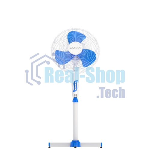 Вентилятор напольный Maxvi FS1645 white-blue