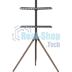 Подставка для телевизора Cactus CS-ST1246BKWN черный/орех, 45