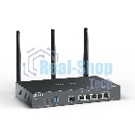 VPN-маршрутизатор TP-Link ER706W Omada с гигабитными портами и поддержкой Wi-Fi AX3000, 1 гиг. SFP WAN/LAN, 1 гиг. RJ45 WAN, 4 гиг. RJ45 WAN/LAN, USB 3.0, до 574 М/с на 2,4 ГГц + до 2402 М/с