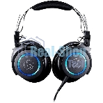 Наушники с микрофоном Audio-Technica ATH-G1 черный/синий 2м мониторные оголовье (80000808)