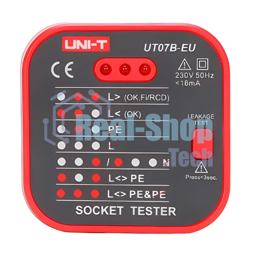 Тестер розеток UNI-T UT07B-EU