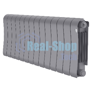 Радиатор биметаллический Royal Thermo Infinity 300 Silver Satin - 14 секц.