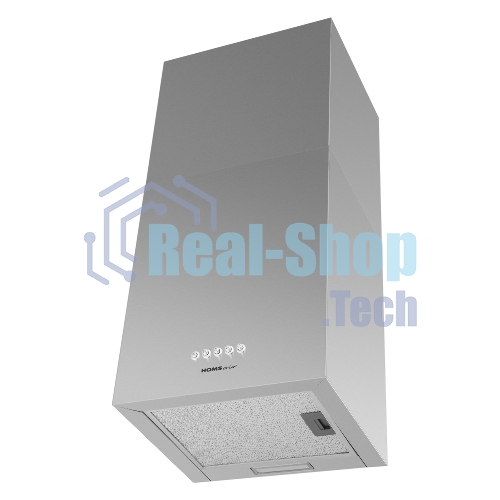 Вытяжка пристенная HOMSair Phlox Push 40 нержавеющая сталь, 40 см, 700 куб. м/ч, 54 дБ