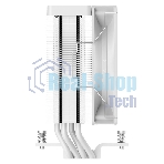 Кулер для процессора Cooler Ocypus Delta A40 WH ARGb белый 120мм алюминий+медь 2000rpm 29db 4-pin 220W 156мм