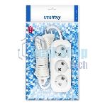 Удлинитель бытовой Smartbuy (SBE-10-3-15-N) 3 гнз х 15 м (10А/2.2 кВт, ПВС 2х1.0)