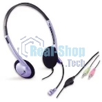 Гарнитура Genius HS-02B фиолетовый, проводная, 3.5 мм