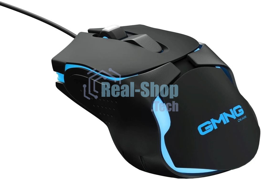 Мышь проводная GMNG 703GM черный, 3200 dpi, USB, кнопки - 6