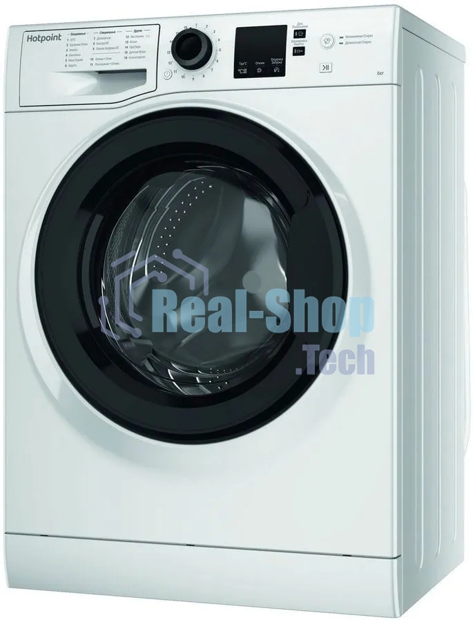 Стиральная машина Hotpoint NSS 6015 K RU белый, загр. фронтальная макс.: 6 кг 1000 об/мин класс: А