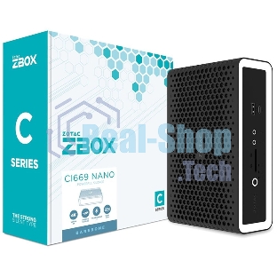 Платформа системного блока с ЦПУ Zotac ZOTAC ZBOX NANO, SFF, FANLESS, i7-1355U, 2 DDR5 SO-DIMM, M.2 SSD, 2.5