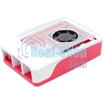Пластиковый корпус RA795 для Raspberry Pi 5 c активным вентилятором
