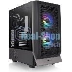 Компьютерный корпус Thermaltake Ceres 300 TG ARGB черный без БП ATX 3x140мм 2xUSB 3.0 1xUSB3.1 audio bott PSU