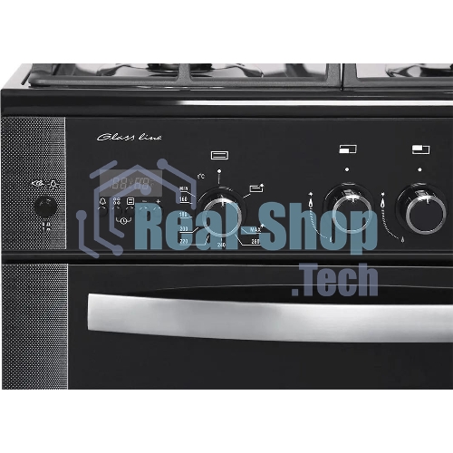 Плита газовая Gefest ПГ 6500-04 0244 черный, конфорок 4 шт, духовка 52 л, 60 см x 85 см x 60 см