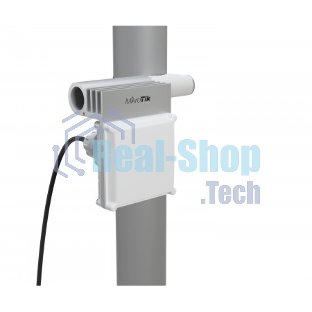 Точка доступа MikroTik CubeSA 60Pro ac (60Ghz antenna, 802.11ay wireless and 5GHz 802.11ac backup, 4 core x 716MHz CPU, 256MB RAM, 1 x Gigabit LAN port, RouterOS L4, POE, PSU) for use as an AP in Point-to-Multipoin