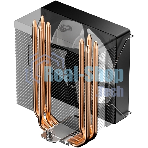 Кулер для процессора ID-COOLING SE-214-XT V2 LGA1851/1700/1200/115X/AM5/AM4 (16шт/кор, TDP 200W, PWM, 4 тепл.трубки прямого контакта, FAN 120мм, Random Spectrum Lighting) RET