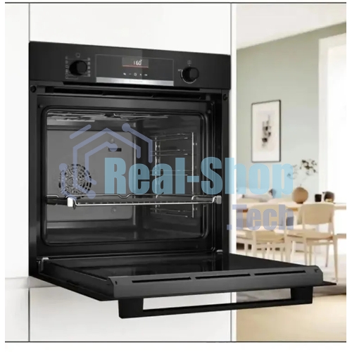 Духовой шкаф электрический Bosch HBG536EB4 черный