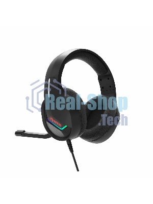 Гарнитура Marvo H8618 Tactic 40 чёрный, проводная, USB, микрофон с шумоподавлением, RGB-подсветка