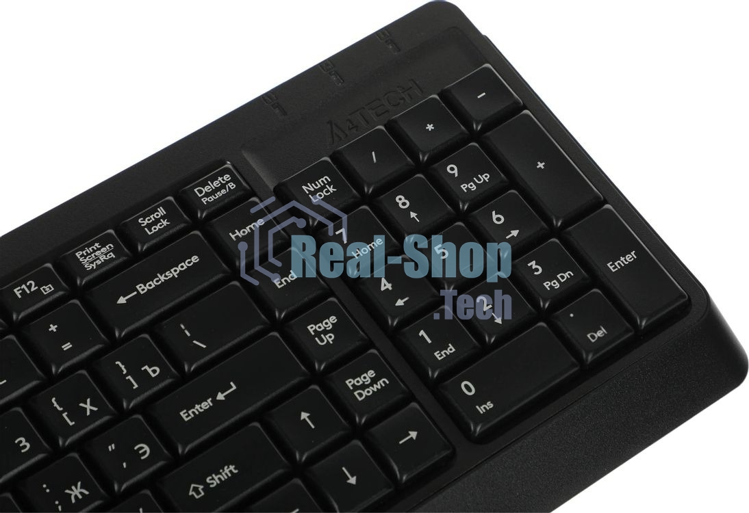 Клавиатура проводная A4Tech Fstyler FK15, USB, черный