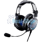 Наушники с микрофоном Audio-Technica ATH-G1 черный/синий 2м мониторные оголовье (80000808)