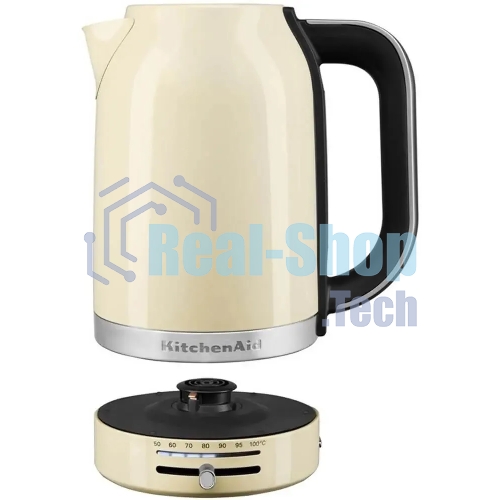 Чайник электрический KitchenAid 5KEK1701EAC кремовый, 1.7 л, 2400 Вт