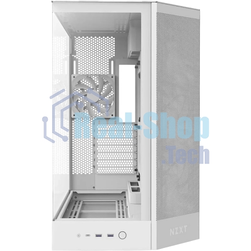 Компьютерный корпус без блока питания Case NZXT H9 Flow RGb+ (2025), Midi-Tower, TG, 6x140мм RGb + 1x120мм RGb, 2xUSB-A 3.2 + 1xUSB-C 3.2, E-ATX, ATX, mATX, mITX белый
