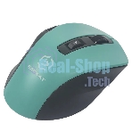Мышь беспроводная Raskat M020W зеленый/черный, 2400 dpi, радиоканал, Bluetooth, USB, кнопки - 7