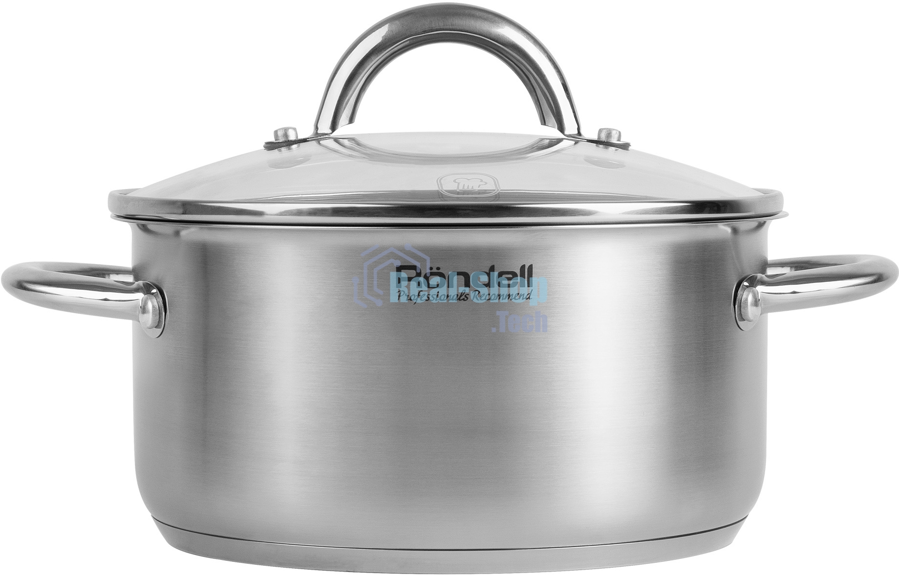 Кастрюля Rondell Point RDS-1312 4.8 л. d=24 см (с крышкой) сталь