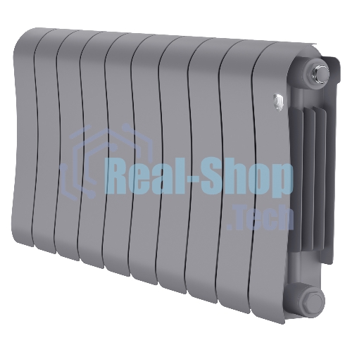 Радиатор биметаллический Royal Thermo Infinity 300 Silver Satin - 10 секц.