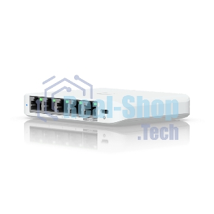 Коммутатор Ubiquiti UniFi Switch Flex Mini 2.5G Compact, 5-port 2.5G switch that can be powered with PoE or a USB-C adapter.