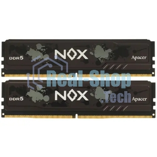 Оперативная память Apacer Nox, DDR5, 32GB (2x16GB), 5600MHz, CL40, DIMM, радиатор, черный