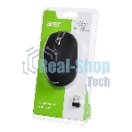 Мышь беспроводная Acer OMR050 черный, 1600 dpi, радиоканал, Bluetooth, USB, кнопки - 6