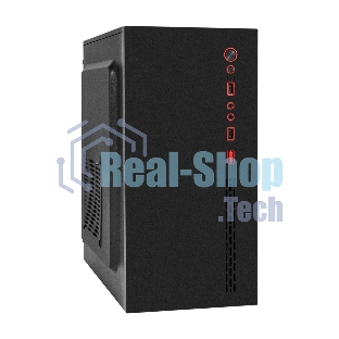 Компьютерный корпус Minitower ExeGate BAA-403-AAA400 (mATX, БП AAA400 с вент. 8см, 2*USB, HD Audio, черный)