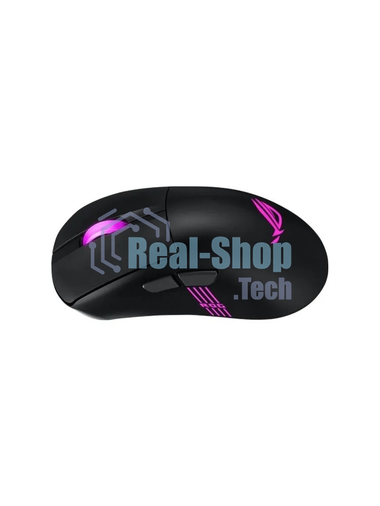 Мышь беспроводная/проводная ASUS ROG Keris II Origin чёрный, 42000 dpi, USB Type-A, радиоканал, Bluetooth, кнопки - 5