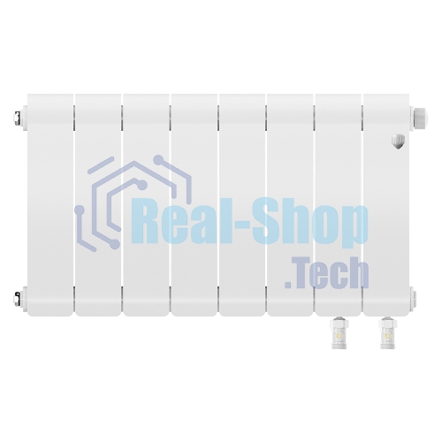 Радиатор биметаллический Royal Thermo Infinity 300 Bianco Traffico VR80 - 8 секц.